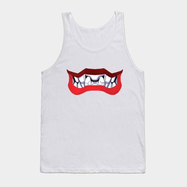 Mass-Produced Evangelion Mouth Tank Top by JeffSpaghetti